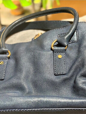 Michael Kors Hamilton Satchel Blue Shoulder Bag